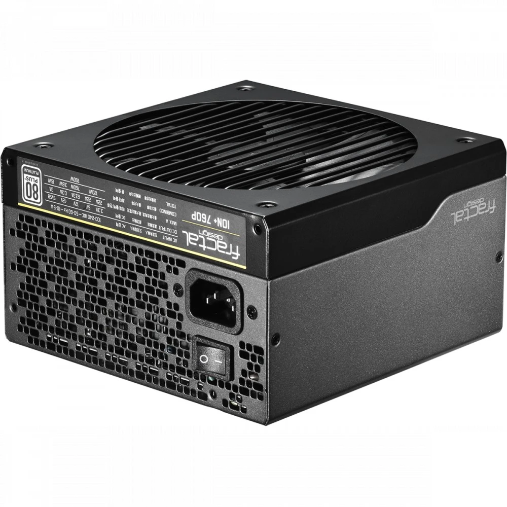 Блок питания FRACTAL DESIGN Ion+ Platinum 760W FD-PSU-IONP-760P-BK-EU 760 Вт
