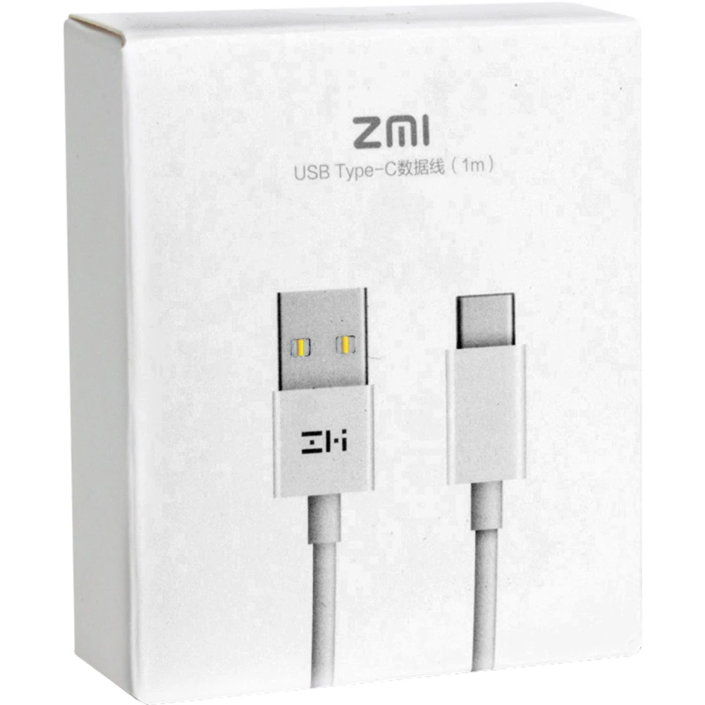 Кабель интерфейсный Xiaomi ZMI, Type-c,100 cm, Белый 26643