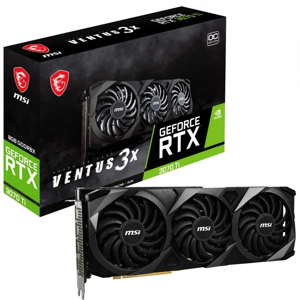 Видеокарта MSI RTX 3070 Ti VENTUS 602-V505-04S 8 ГБ