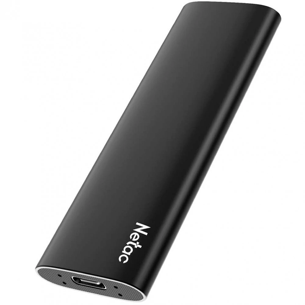 Внешние накопители Netac Z SLIM Black NT01ZSLIM-001T-32BK 1 ТБ, Разъём USB Type-C