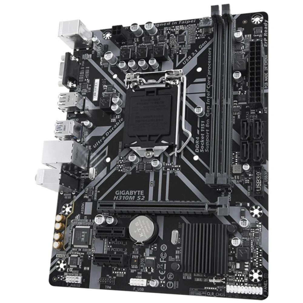 Материнская плата Gigabyte H310M S2 GA-H310M-S2 Micro-ATX, LGA 1151