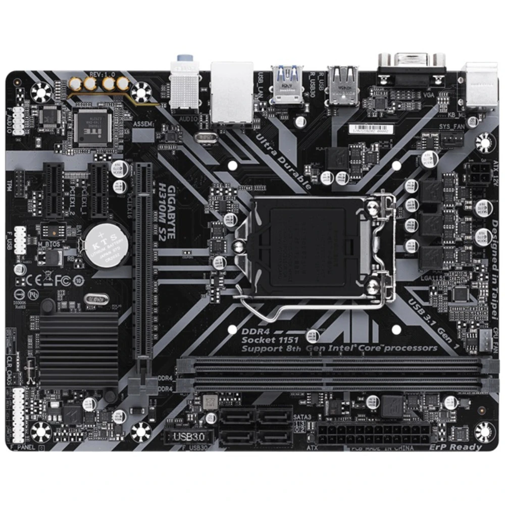 Материнская плата Gigabyte H310M S2 GA-H310M-S2 Micro-ATX, LGA 1151