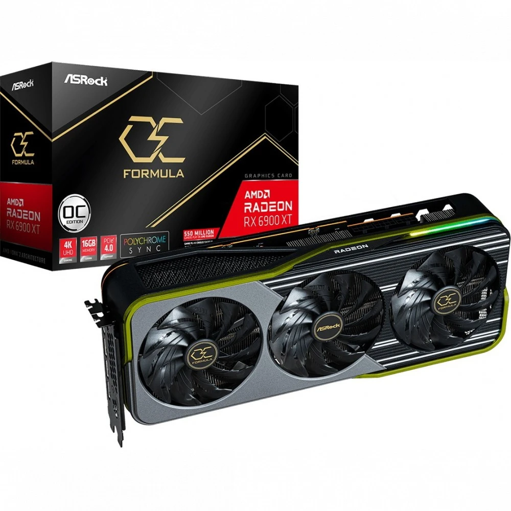 Видеокарта ASRock Radeon RX 6900 XT OC Formula RX6900XT OCF 16G 16 ГБ