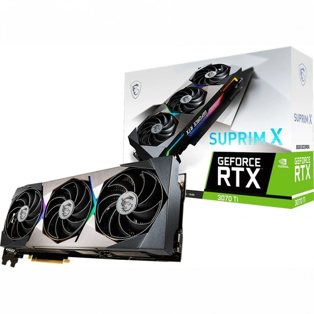 Видеокарта MSI GeForce RTX 3070 Ti SUPRIM X 8G RTX 3070 TI SUPRIM X 8G 8 ГБ