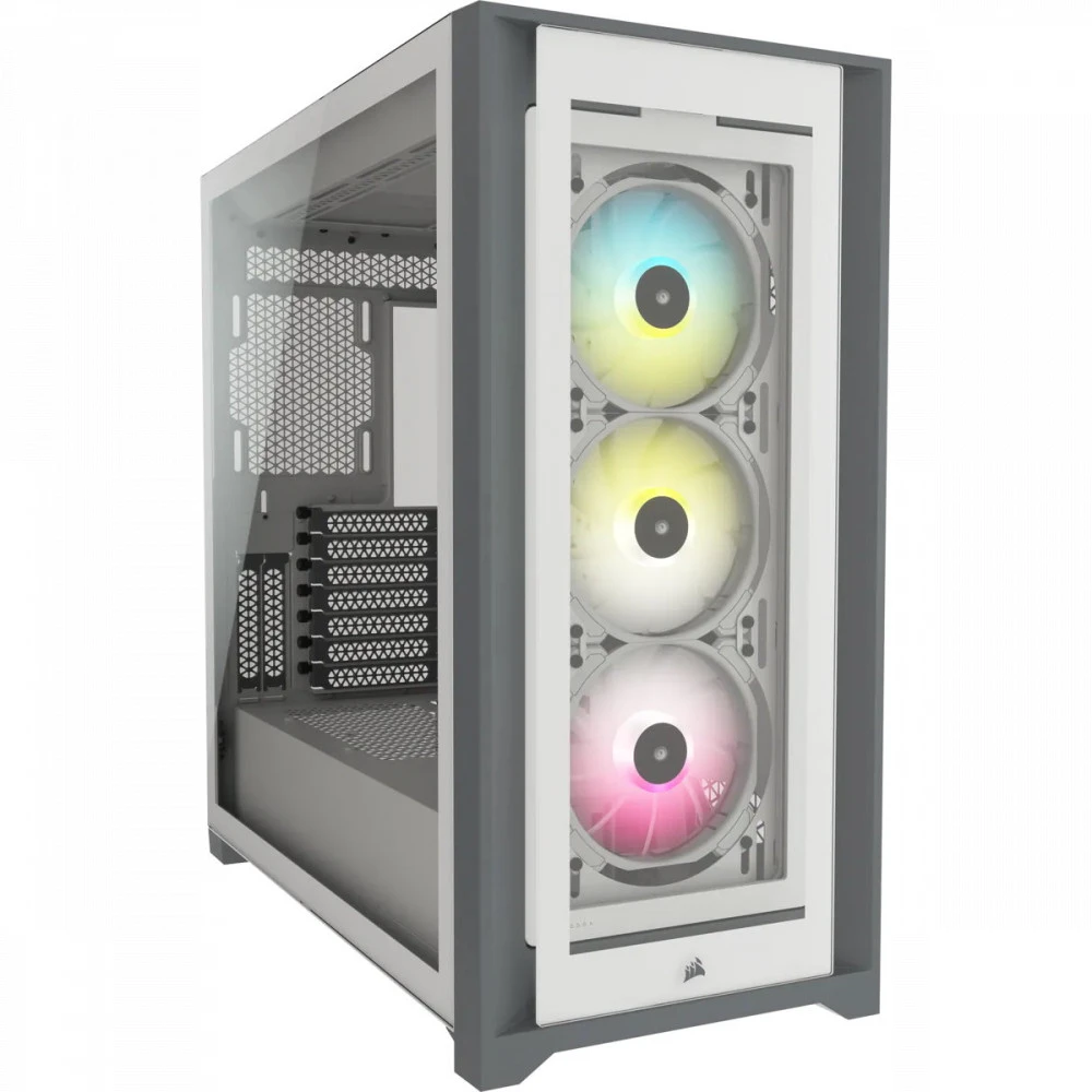 Корпус Corsair iCUE 5000X RGB белый CC-9011213-WW Mid-Tower