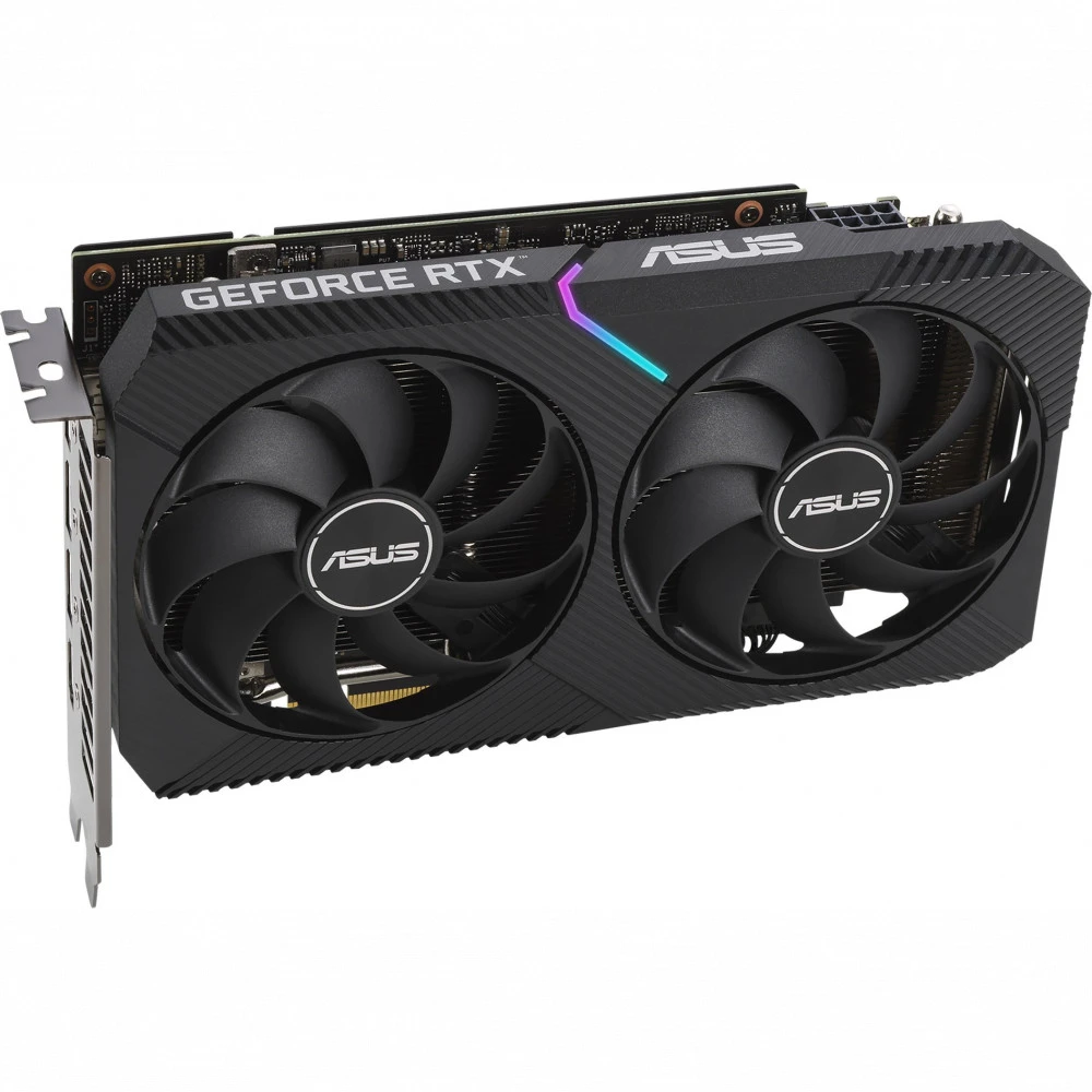 Видеокарта Asus RTX 3060 Dual V2 OC LHR DUAL-RTX3060-O12G-V2 12 ГБ