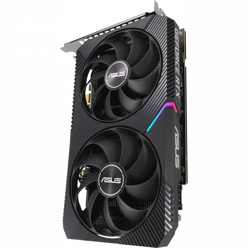 Видеокарта Asus RTX 3060 Dual V2 OC LHR DUAL-RTX3060-O12G-V2 12 ГБ