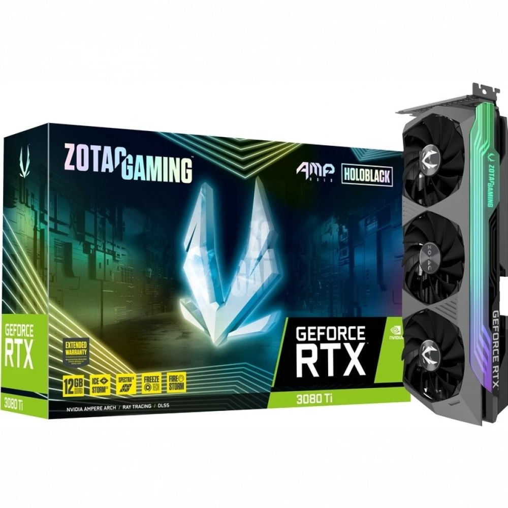 Видеокарта Zotac GeForce RTX 3080 Ti AMP Holo (ZT-A30810F-10P) 12 ГБ