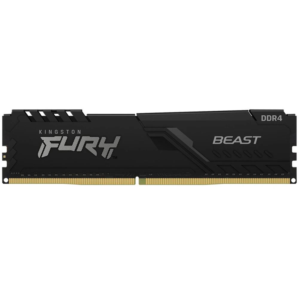 ОЗУ Kingston FURY Beast Black Gaming Memory KF432C16BB1/16 DIMM, DDR4, 16 Гб, 3200 МГц