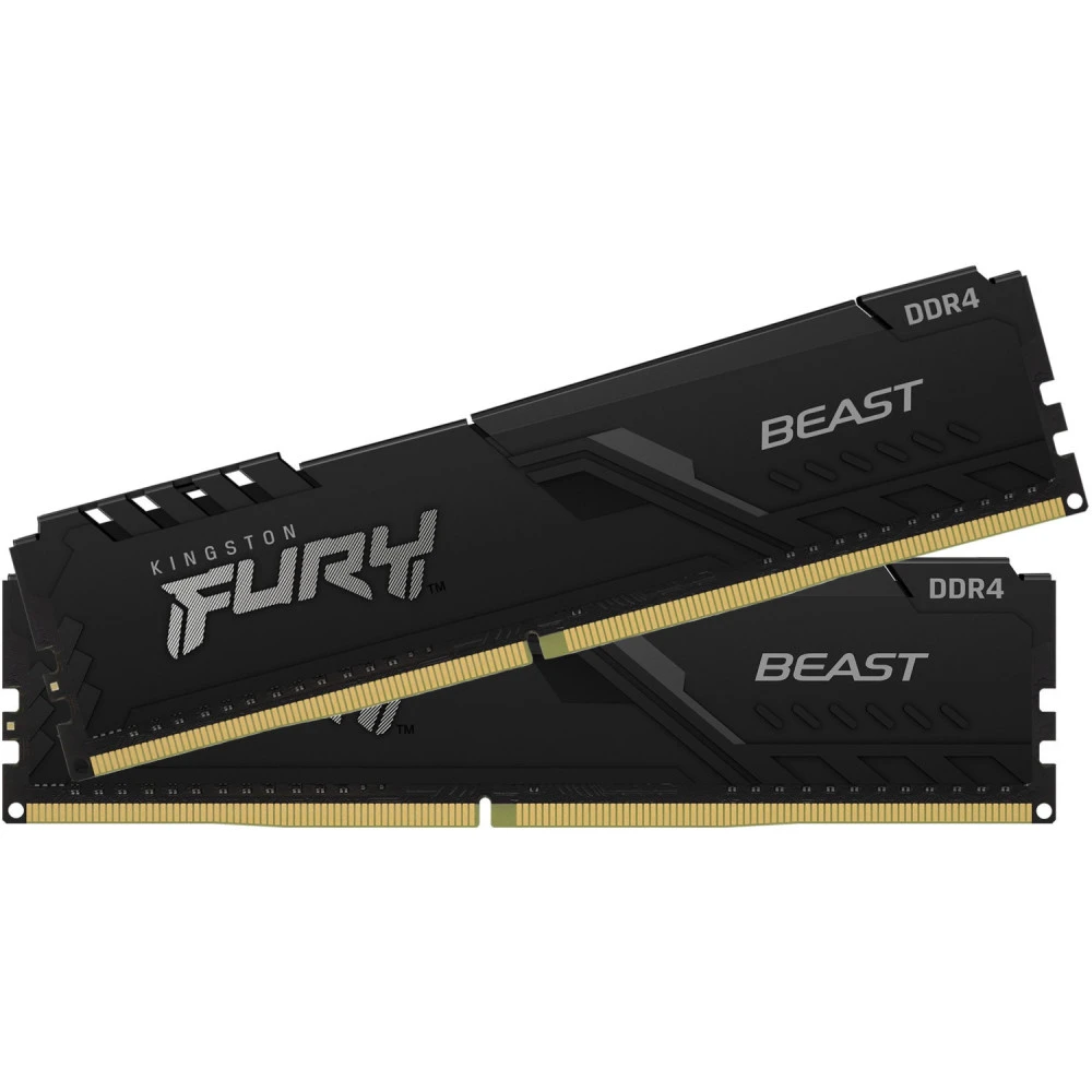 ОЗУ Kingston Fury Beast KF432C16BBK2/32 DIMM, DDR4, 32 Гб (2 х 16 Гб), 3200 МГц