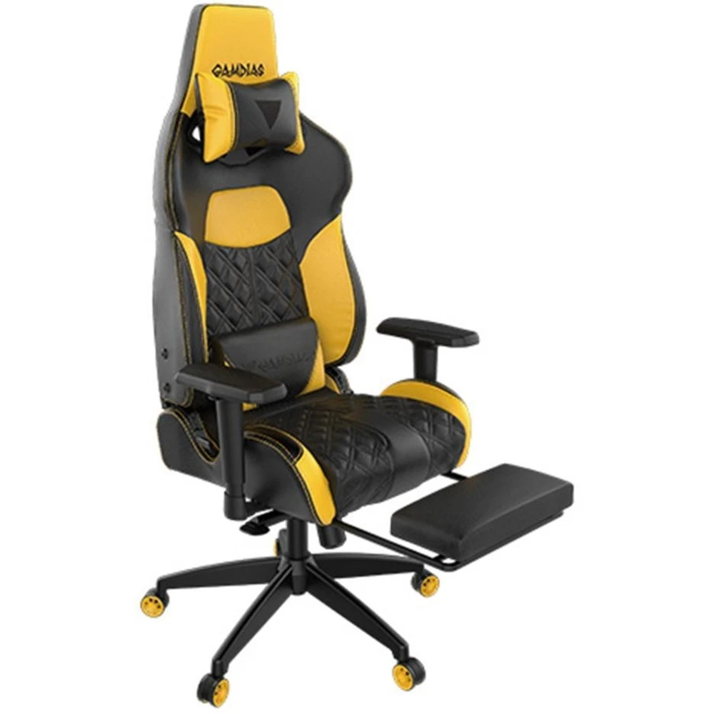 Компьютерное кресло Gamdias ACHILLES P1 L Black/Yellow ACHILLES P1 L BY