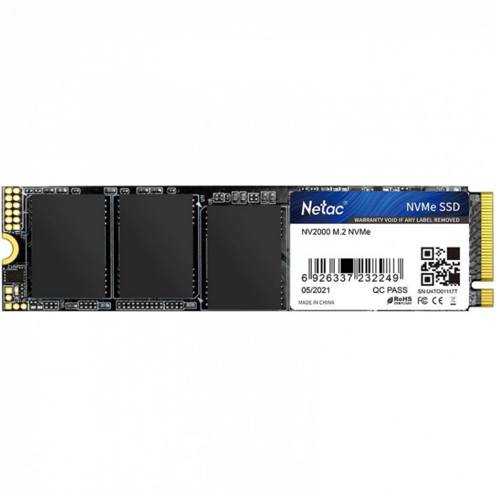Жесткий диск Netac NV2000 NT01NV2000-512-E4X SSD (твердотельные), 512 ГБ, M.2, PCIe