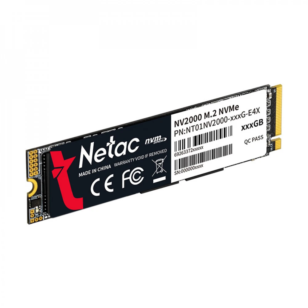 Жесткий диск Netac NV2000 Series NT01NV2000-1T0-E4X SSD (твердотельные), 1 ТБ, M.2, PCIe