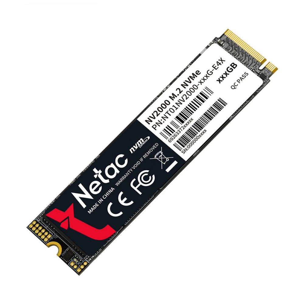 Жесткий диск Netac NV2000 Series NT01NV2000-1T0-E4X SSD (твердотельные), 1 ТБ, M.2, PCIe