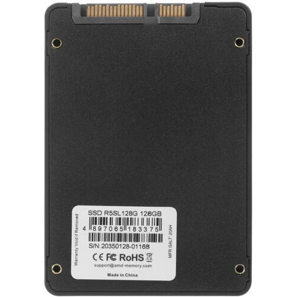 Жесткий диск AMD Radeon R5 Client R5SL128G SSD (твердотельные), 128 ГБ, 2.5 дюйма, SATA