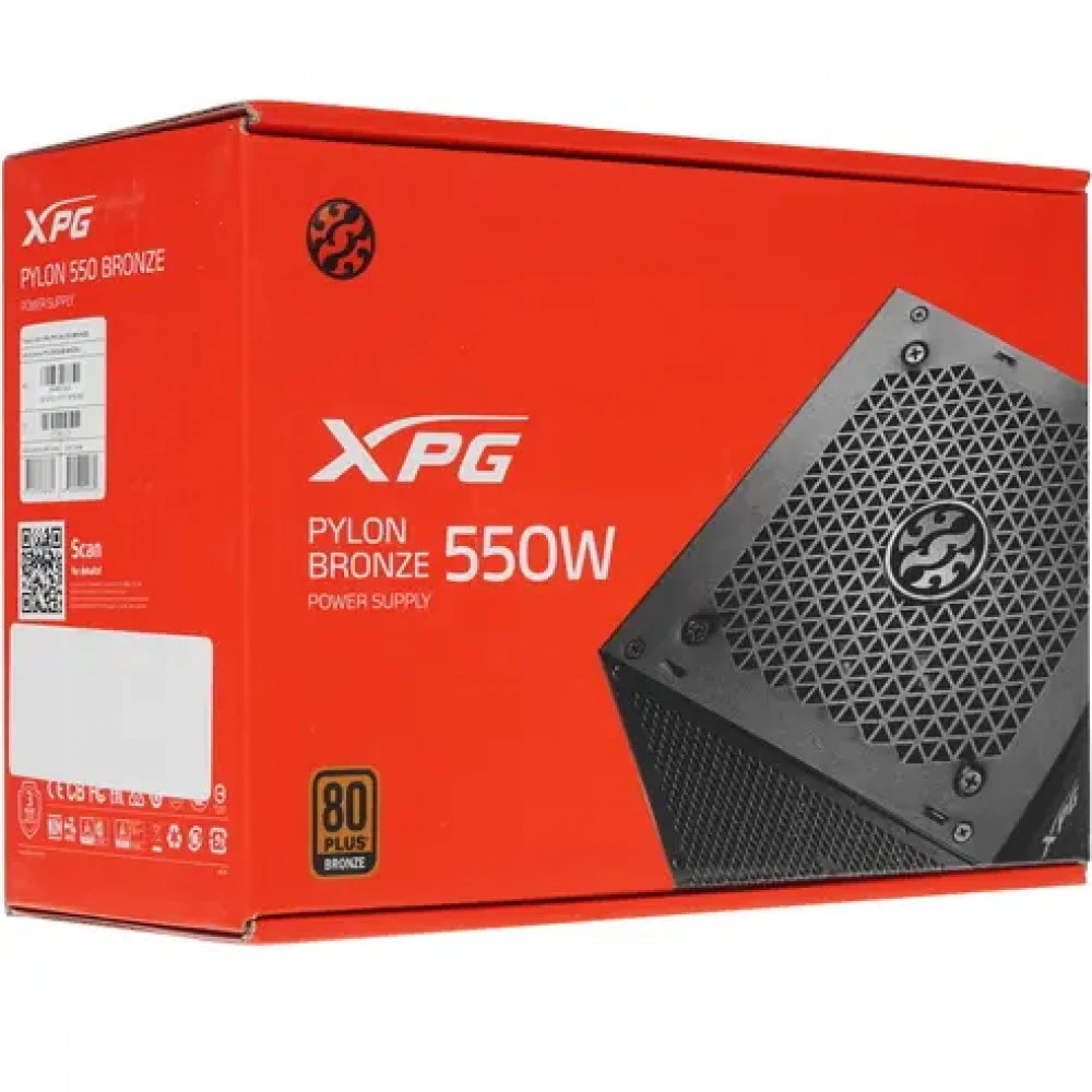 Блок питания XPG Pylon PYLON550B-BKCEU 550 Вт