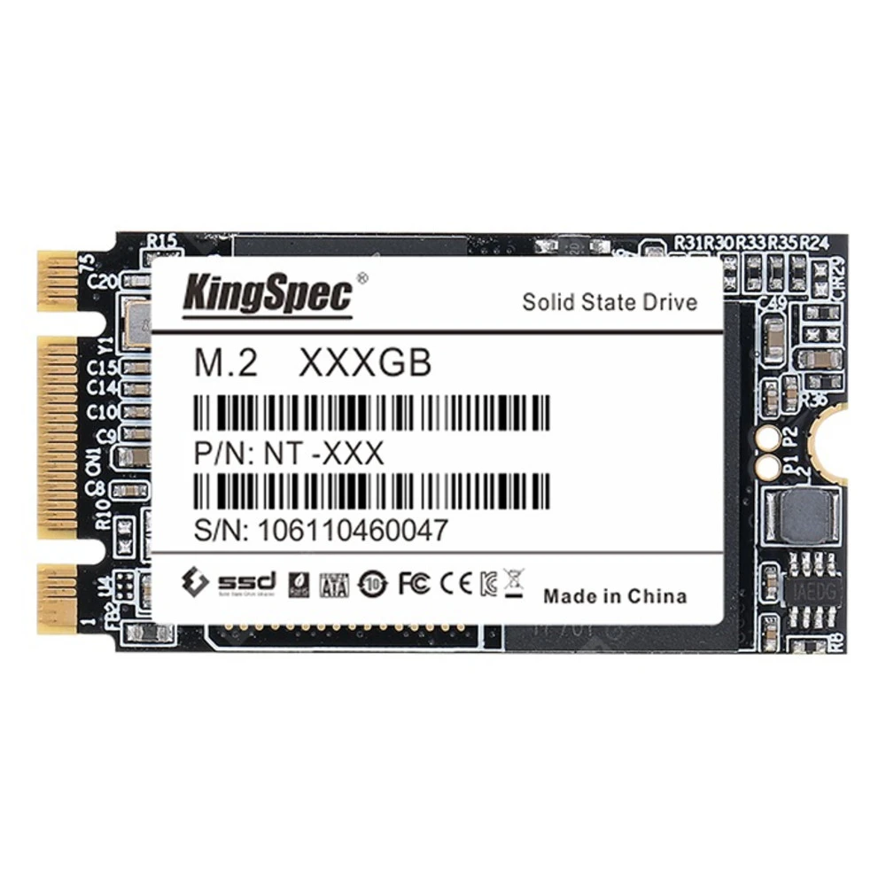Жесткий диск KingSpec NT-256 2242 SSD (твердотельные), 256 ГБ, M.2