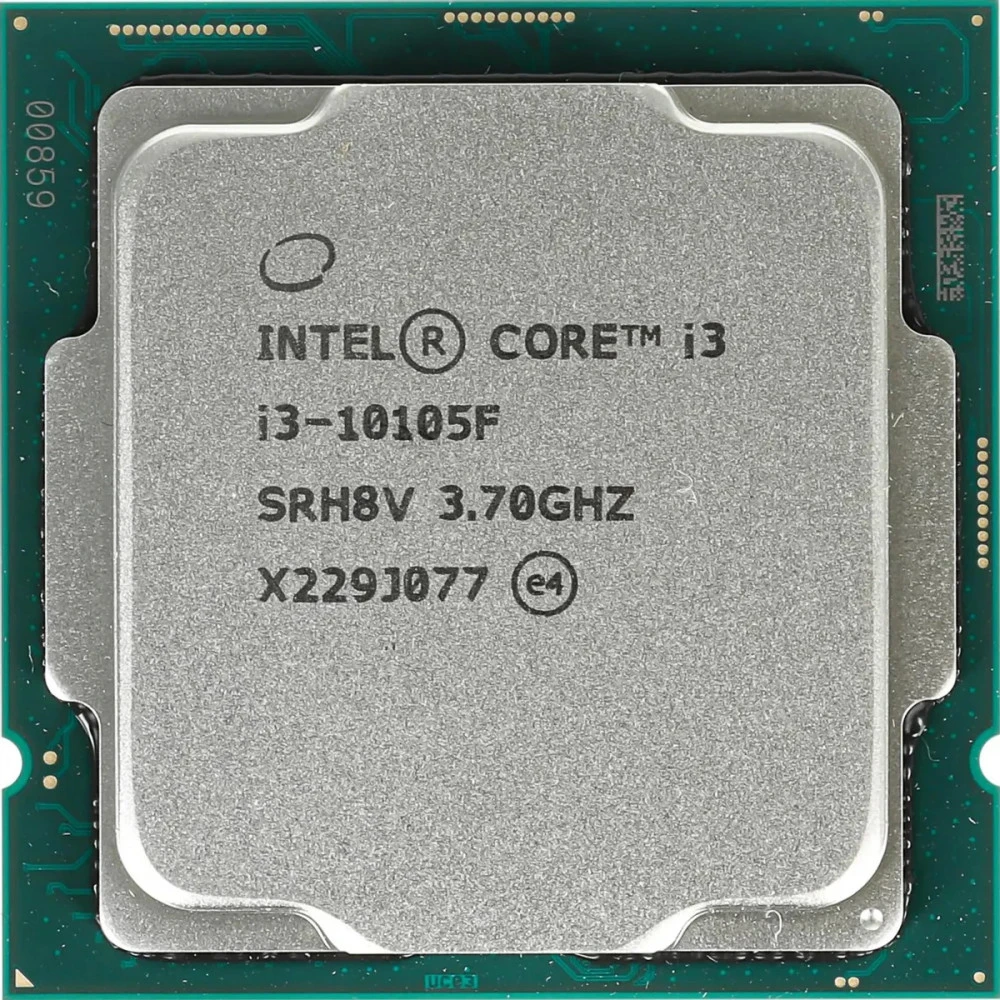Процессор Intel Core I3-10105F CM8070104291323 3.7 ГГц, 6 МБ, OEM