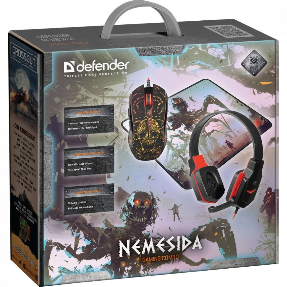 Клавиатура + мышь Defender Nemesida MHP-128 52128