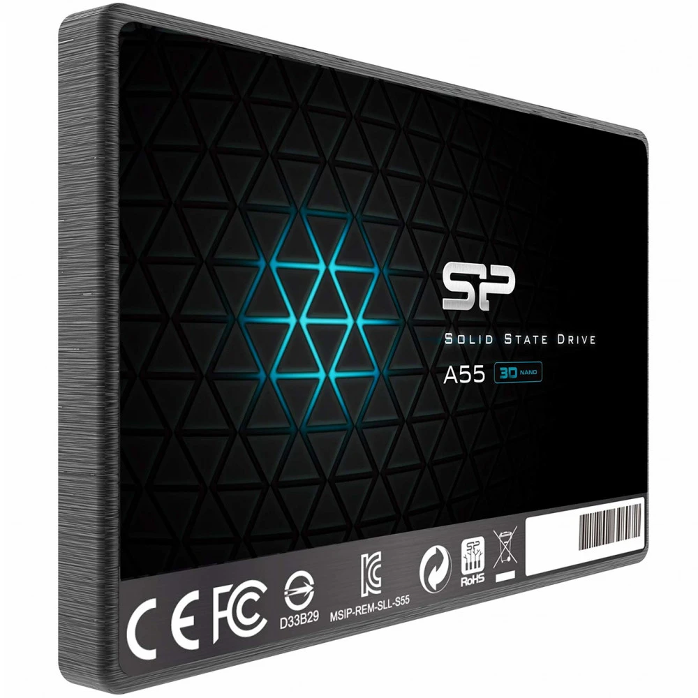 Жесткий диск Silicon Power A55 SP001TBSS3A55S25 SSD (твердотельные), 1 ТБ, 2.5 дюйма, SATA