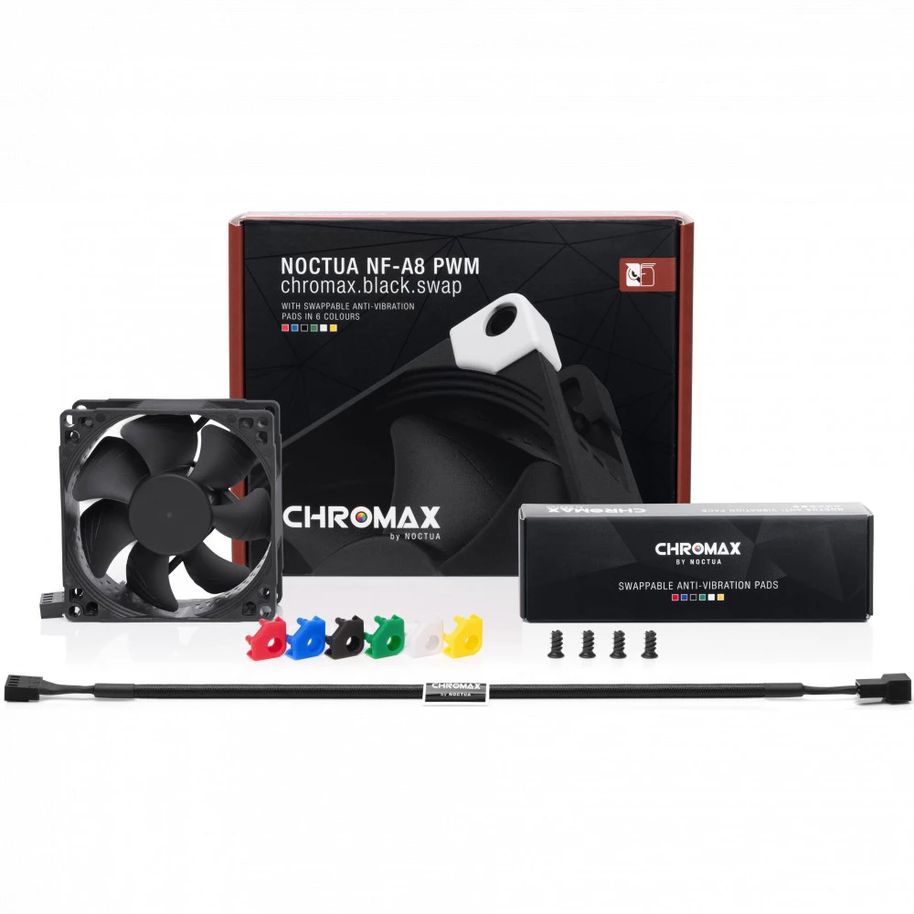 Система охлаждения Noctua NF-A8 PWM chromax.black.swap