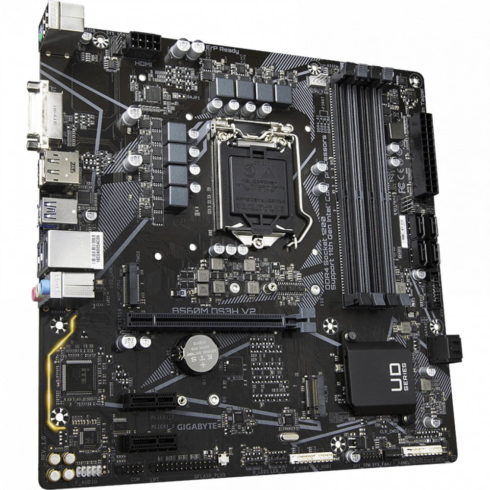 Материнская плата Gigabyte B560M DS3H V2 Micro-ATX, LGA 1200