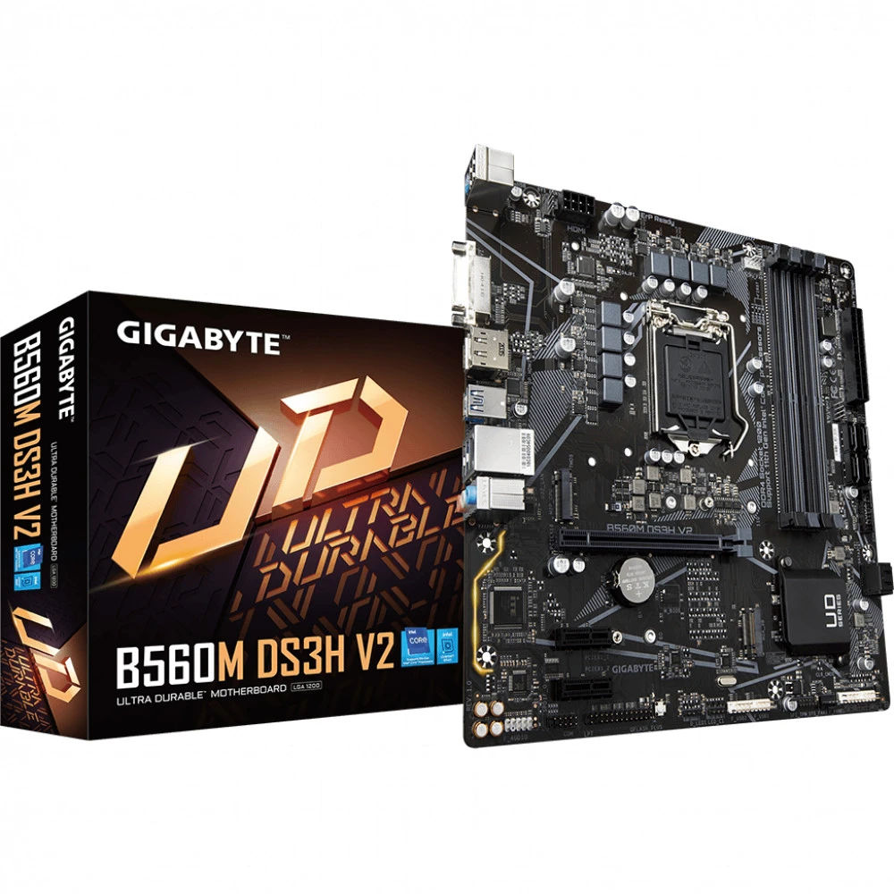 Материнская плата Gigabyte B560M DS3H V2 Micro-ATX, LGA 1200