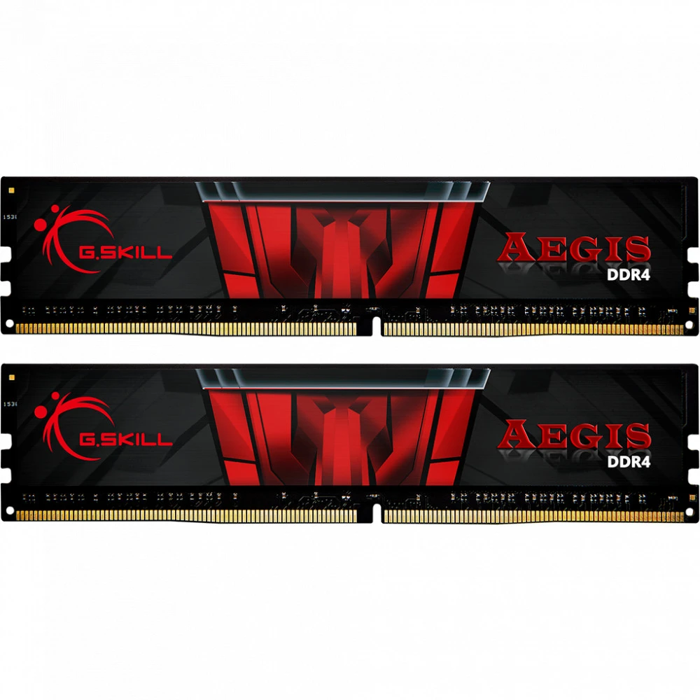 ОЗУ G.Skill Aegis F4-3000C16D-32GISB DIMM, DDR4, 32 Гб (2 х 16 Гб), 3000 МГц