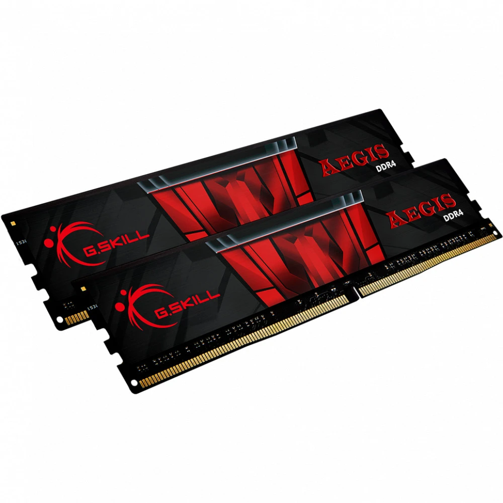 ОЗУ G.Skill Aegis F4-3000C16D-32GISB DIMM, DDR4, 32 Гб (2 х 16 Гб), 3000 МГц