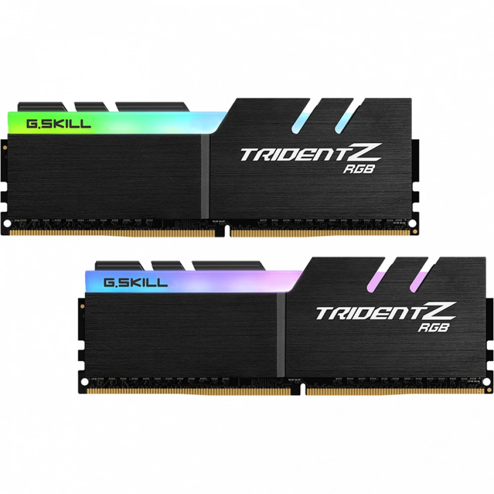 ОЗУ G.Skill Trident Z RGB 64GB F4-3200C16D-64GTZR DIMM, DDR4, 64 Гб (2 х 32 Гб), 3200 МГц