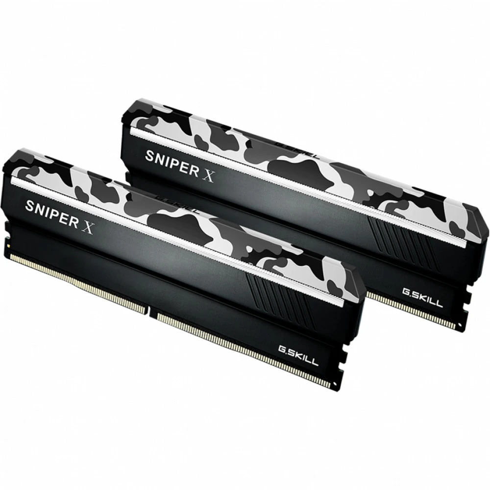 ОЗУ G.Skill Sniper X F4-3200C16D-16GSXWB DIMM, DDR4, 16 Гб (2 х 8 Гб), 3200 МГц