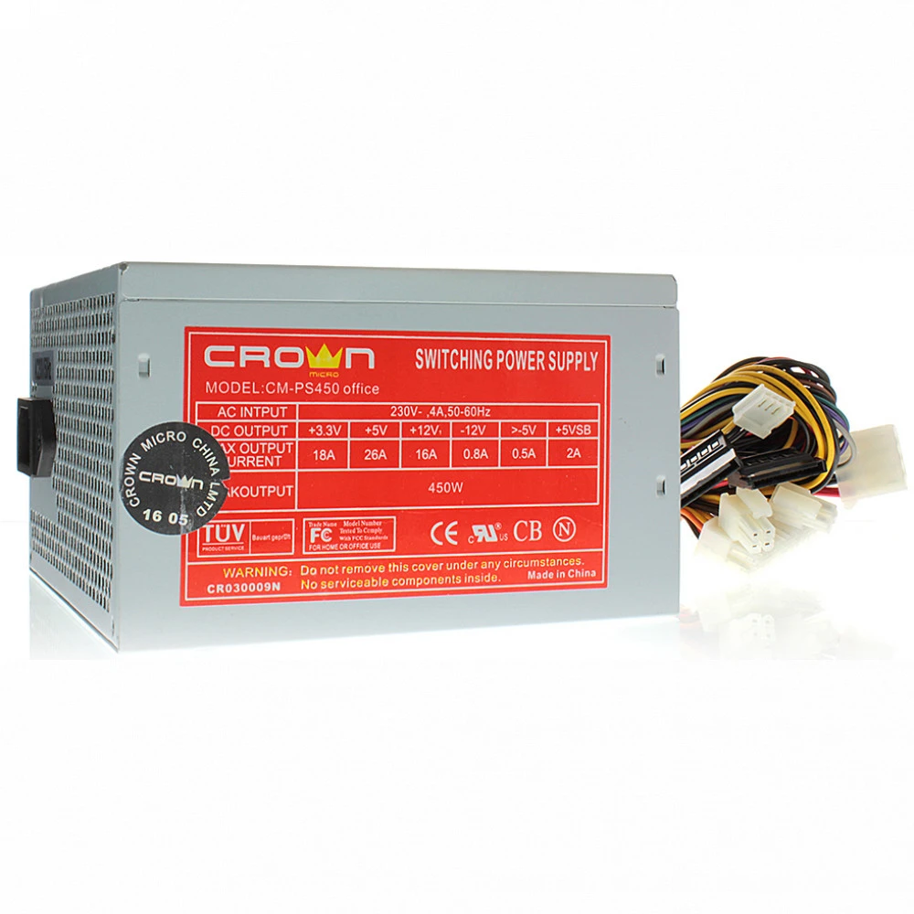 Блок питания CROWN micro CM-PS450office 450 Вт