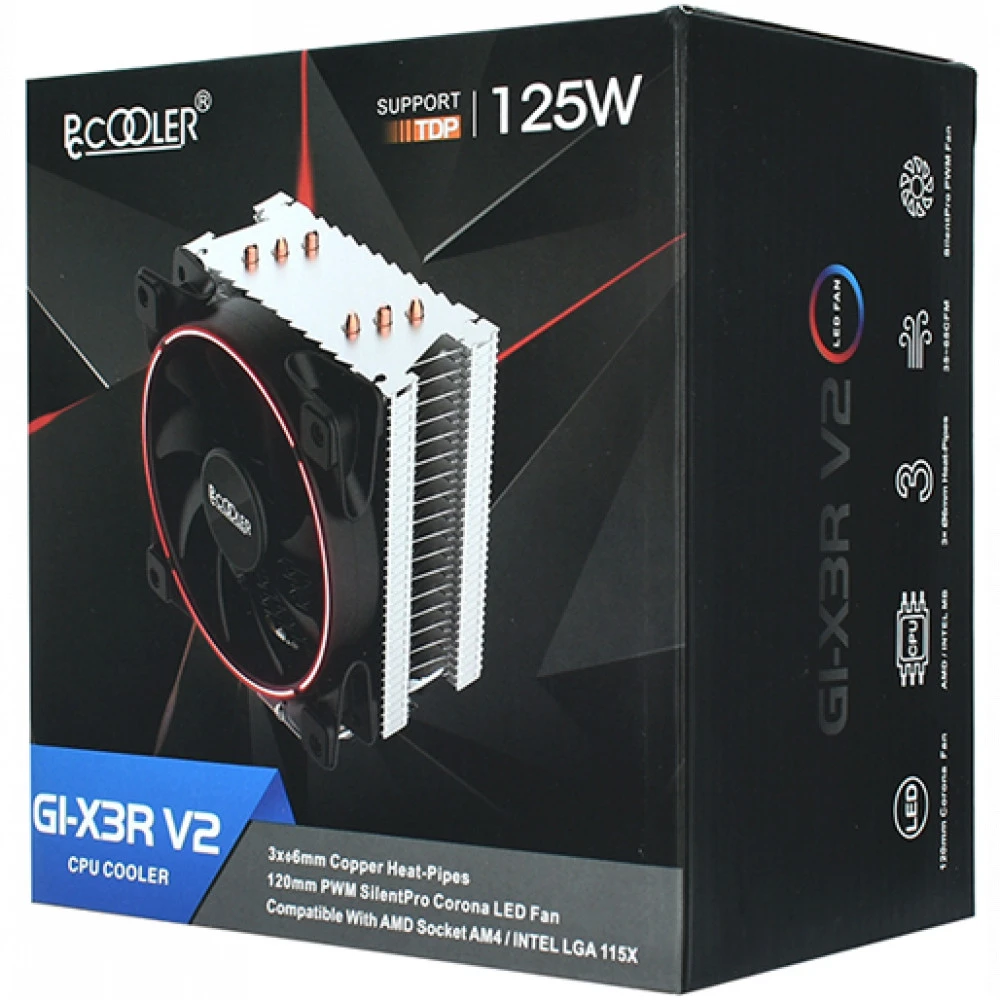 Система охлаждения PCcooler X3 R V2 GI-X3 R V2