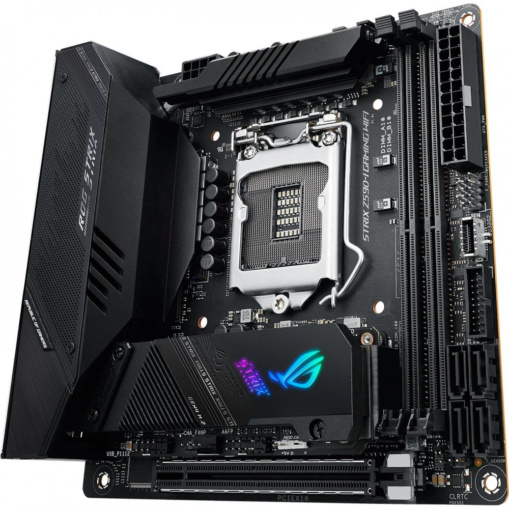 Материнская плата Asus ROG STRIX Z590-I GAMING WIFI Mini-ITX, LGA 1200