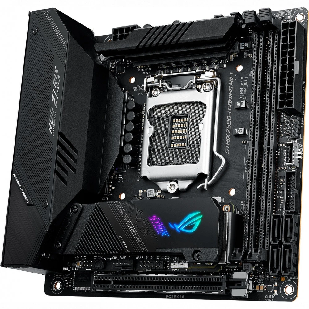 Материнская плата Asus ROG STRIX Z590-I GAMING WIFI Mini-ITX, LGA 1200