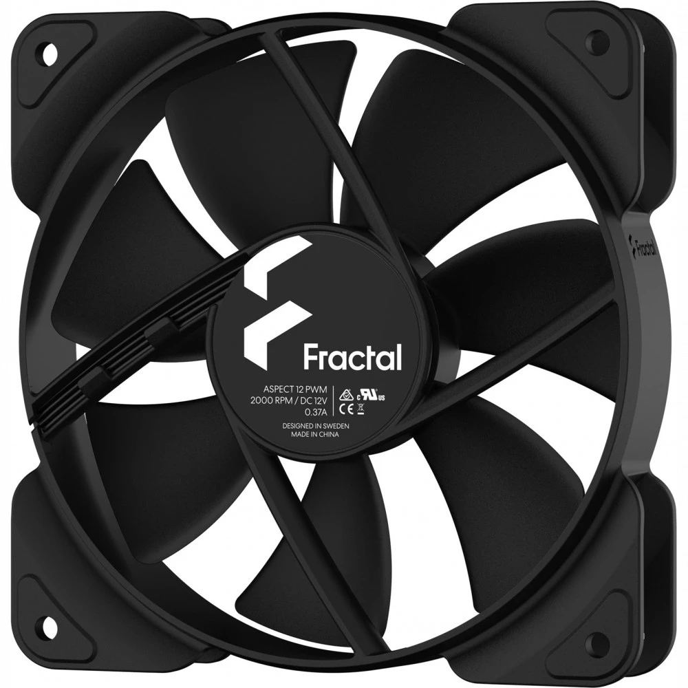 Система охлаждения FRACTAL DESIGN Aspect 12 PWM Black Aspect 12 PWM black