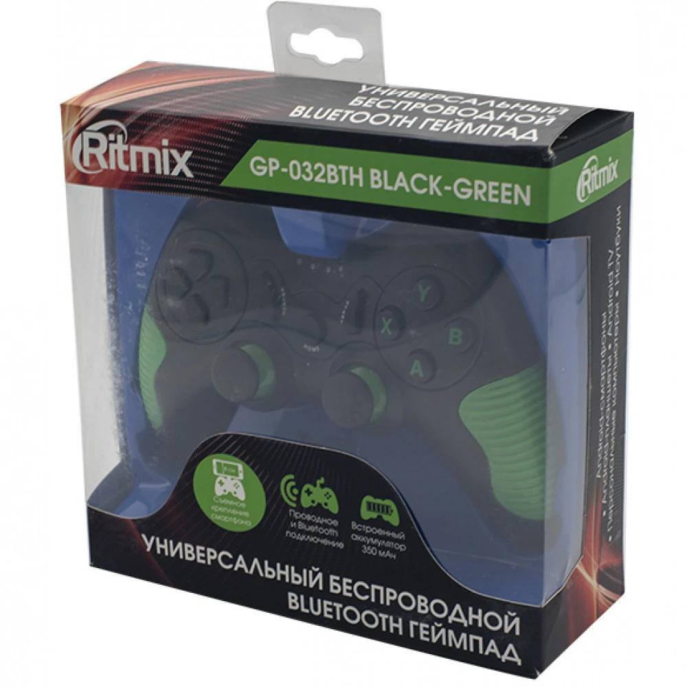Манипулятор Ritmix GP-032BTH Black-Green