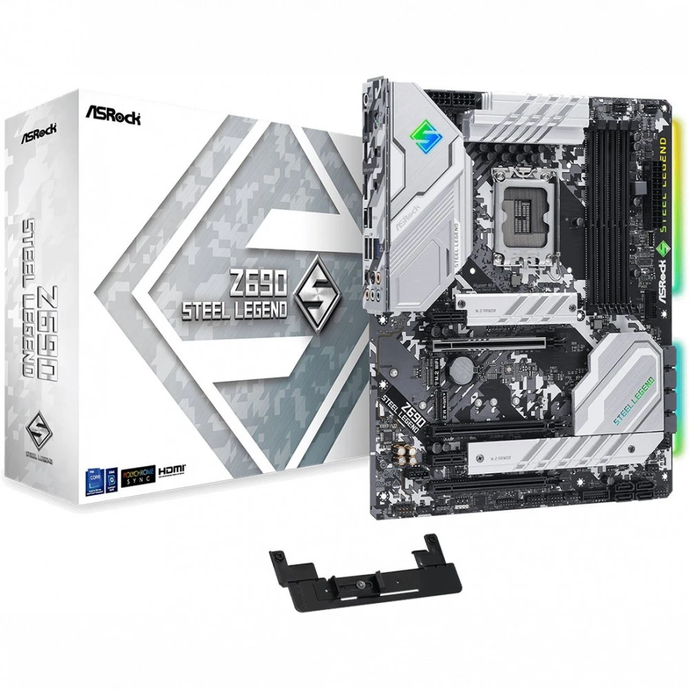 Материнская плата ASRock Z690 Steel Legend Z690 STEEL LEGEND ATX, LGA 1700