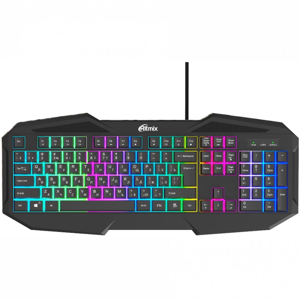 Клавиатура Ritmix RKB-550 Black Проводная, USB