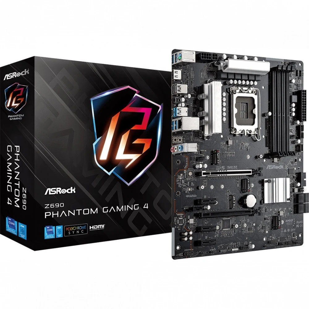 Материнская плата ASRock Z690 PHANTOM GAMING 4 ATX, LGA 1700
