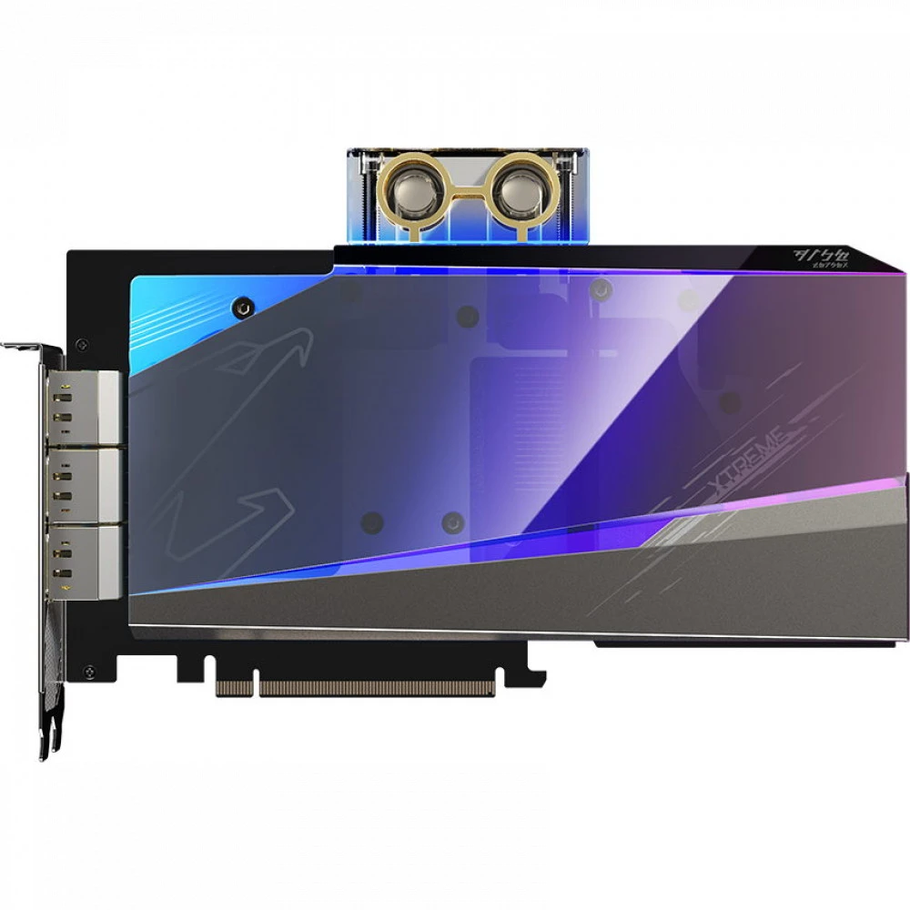 Видеокарта Gigabyte RTX 3080 XTREME WATERFORCE WB 10G (rev. 2.0) GV-N3080AORUSX WB-10GD REV2.0 10 ГБ