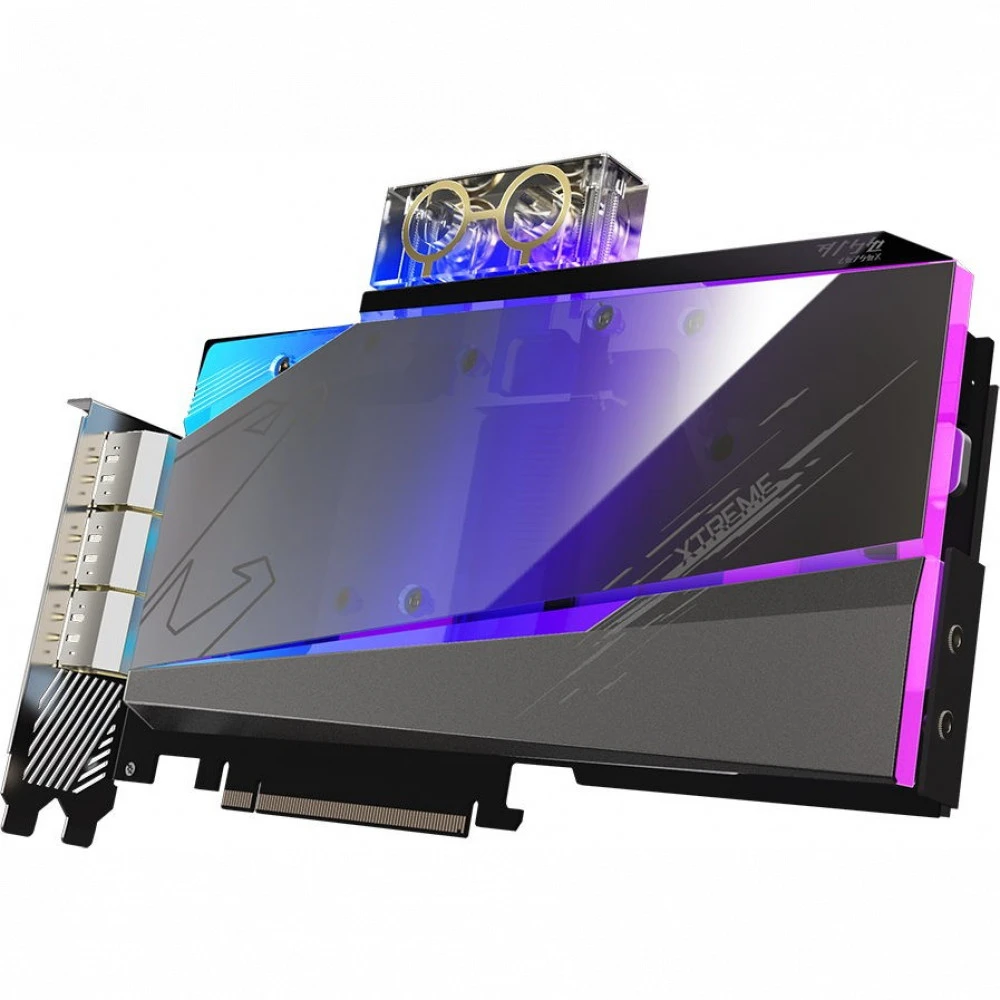 Видеокарта Gigabyte RTX 3080 XTREME WATERFORCE WB 10G (rev. 2.0) GV-N3080AORUSX WB-10GD REV2.0 10 ГБ