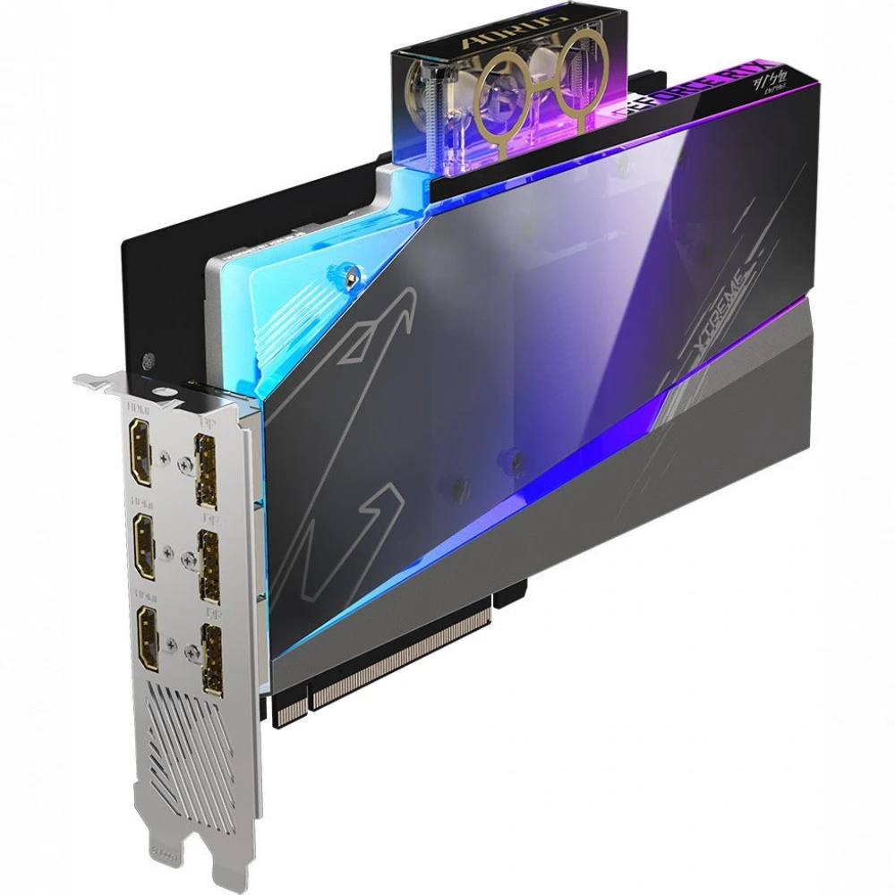 Видеокарта Gigabyte RTX 3080 XTREME WATERFORCE WB 10G (rev. 2.0) GV-N3080AORUSX WB-10GD REV2.0 10 ГБ
