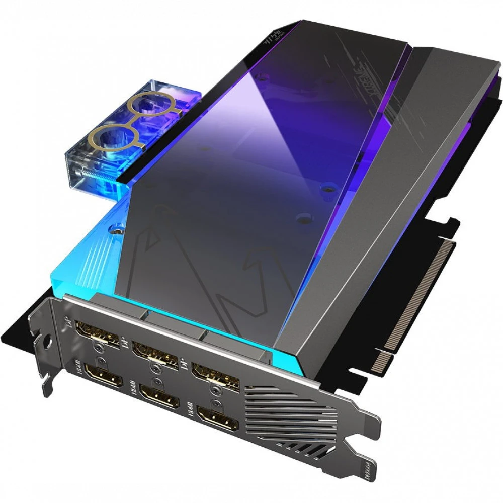 Видеокарта Gigabyte RTX 3080 XTREME WATERFORCE WB 10G (rev. 2.0) GV-N3080AORUSX WB-10GD REV2.0 10 ГБ