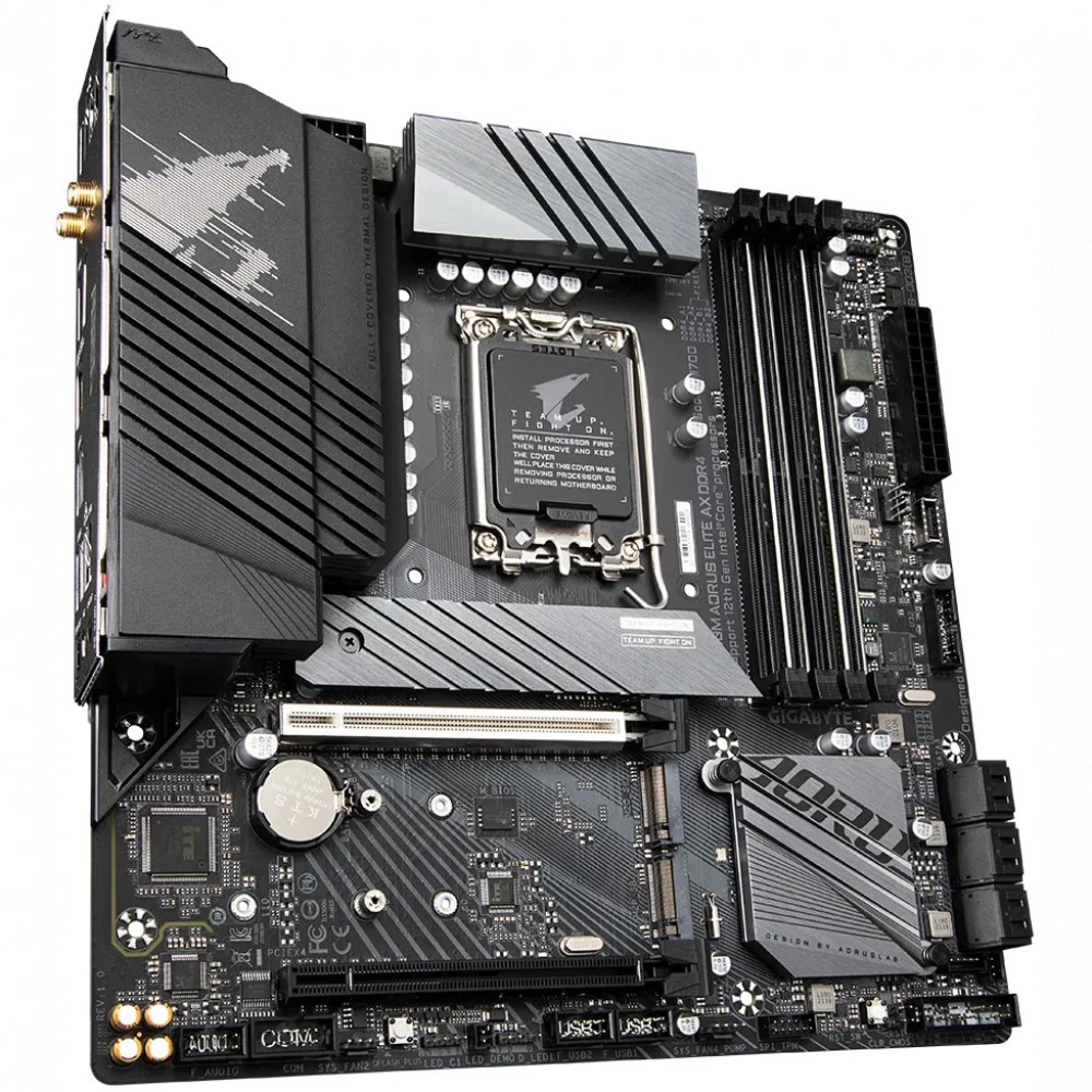 Материнская плата Gigabyte Z690M AORUS ELITE AX DDR4 Micro-ATX, LGA 1700
