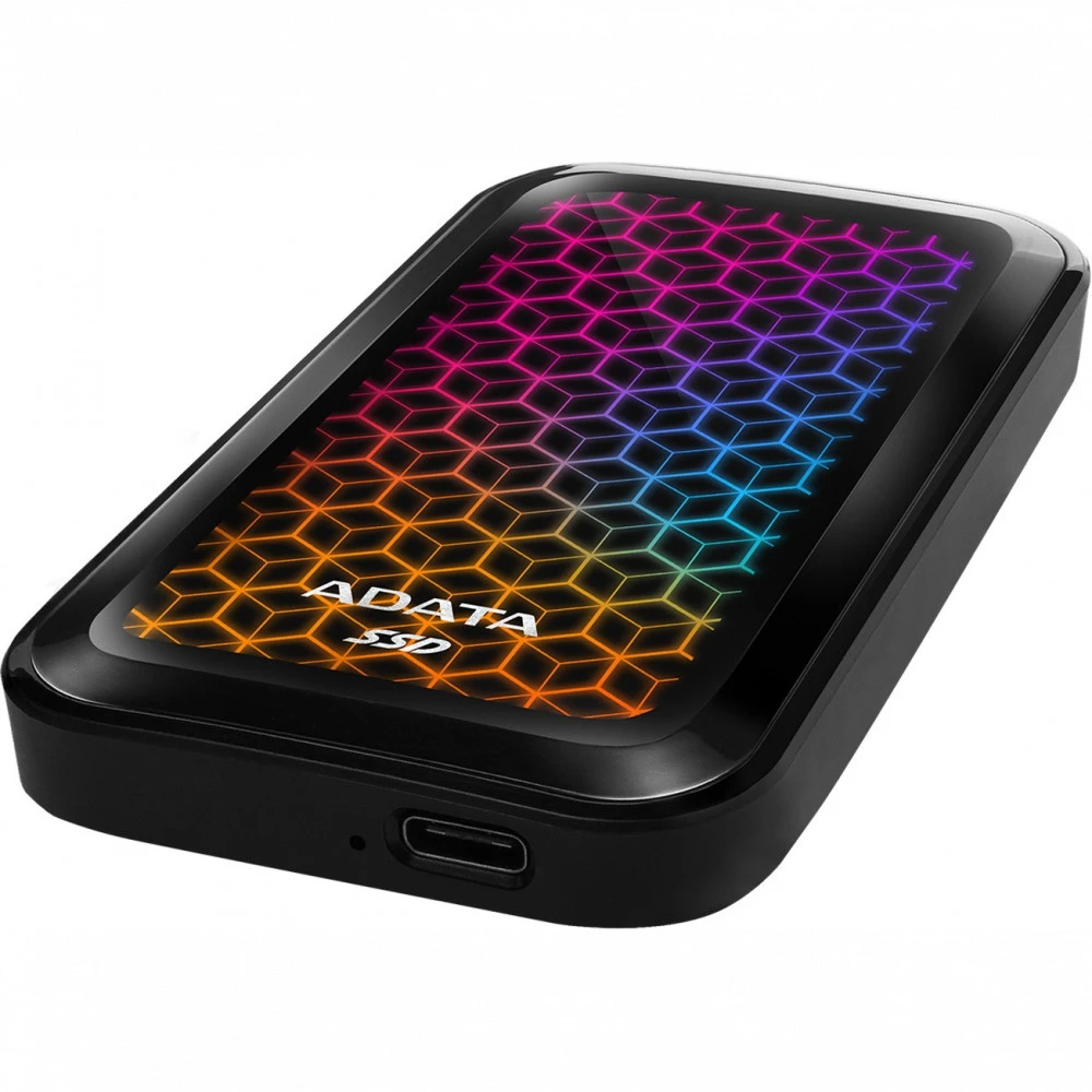 Внешние накопители ADATA SE770G ASE770G-512GU32G2-CBK 512 Гб, Разъём USB Type-C