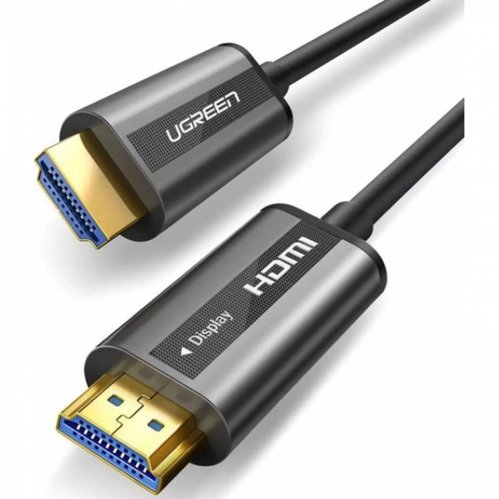 Кабель интерфейсный UGREEN HD132 HDMI 2.0 Male To Male Fiber Optic Cable 15M 50215