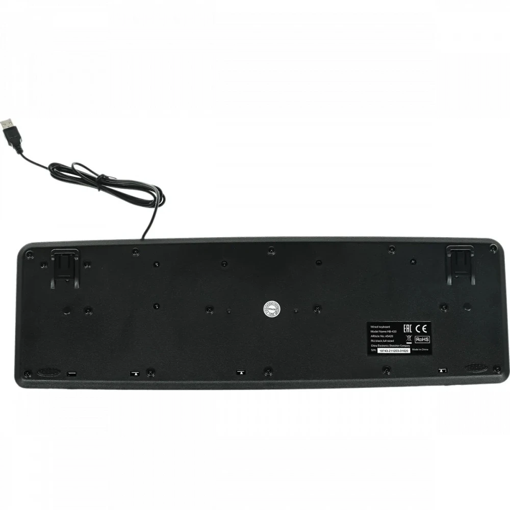 Клавиатура Defender HB-420 RU 45420 Проводная, USB