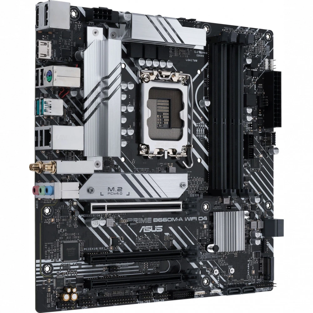 Материнская плата Asus PRIME B660M-A WIFI D4 90MB1AE0-M0EAY0 Micro-ATX, LGA 1700