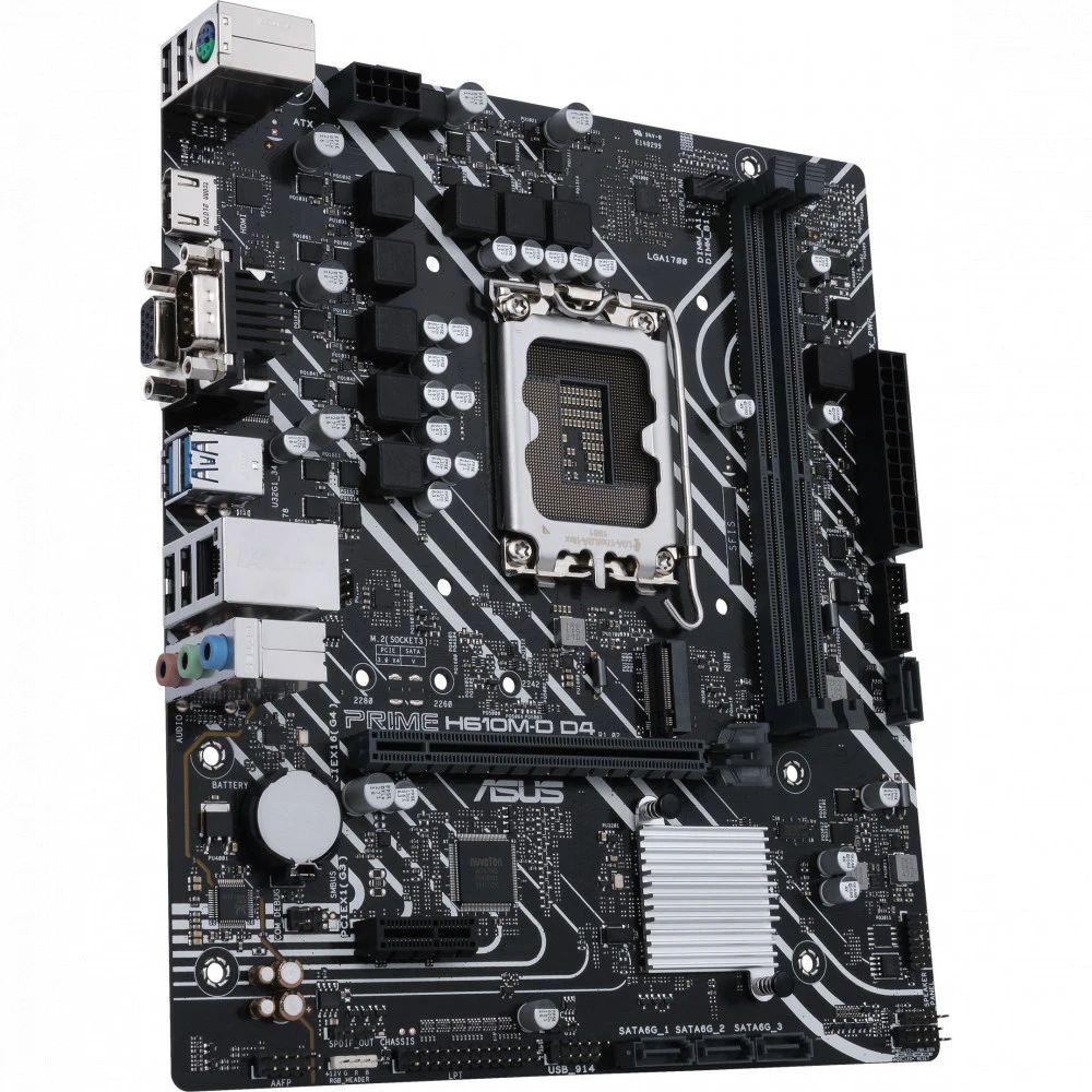 Материнская плата Asus PRIME H610M-D D4 90MB1A00-M0EAY0 Micro-ATX, LGA 1700